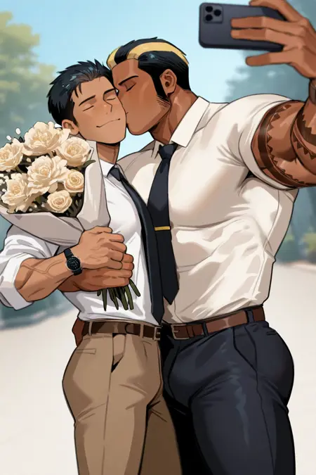 ketaro&ryusei from comic My Neighbor Kotaro