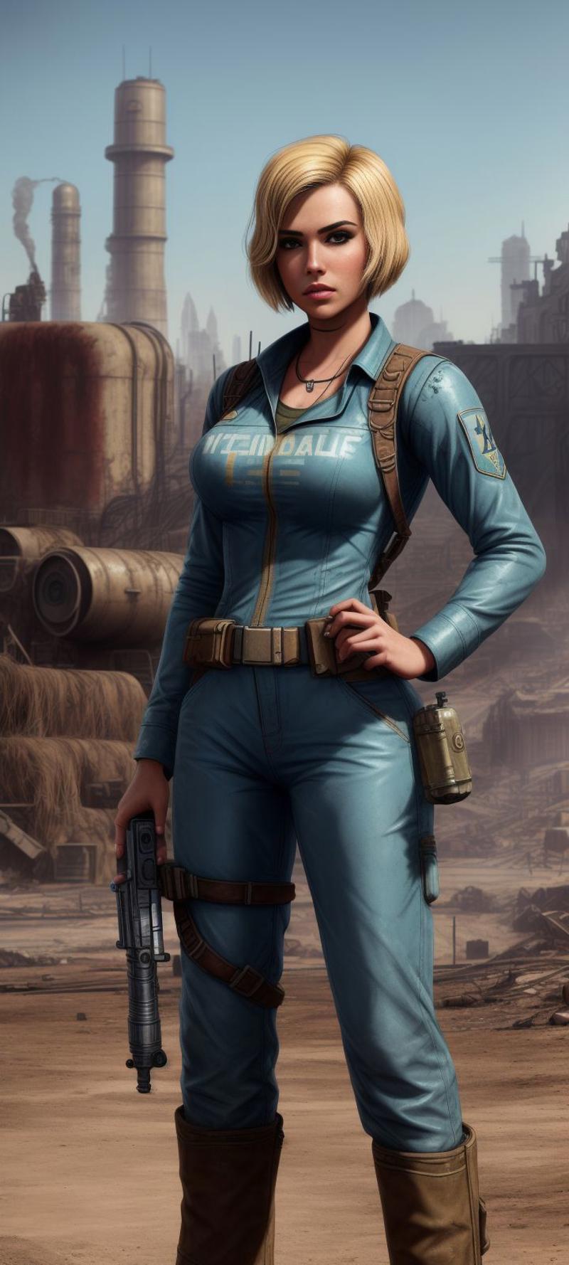 Vault Girl/Boy and Jumpsuit (fallout) image by Nathill