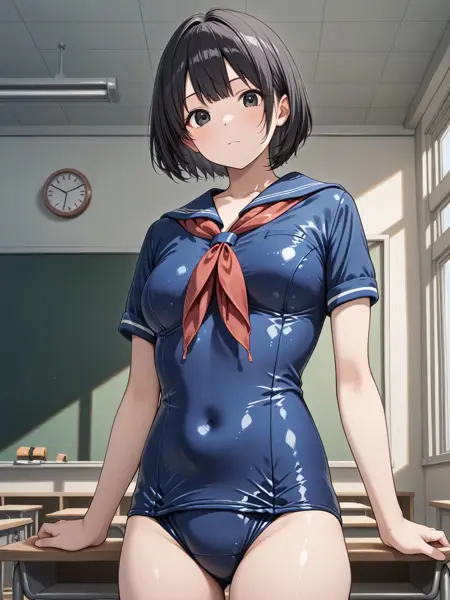 [IL / Pony] Sailor School Swimsuit