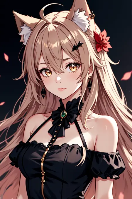 Victorian Fox Girl Set (Textual Inversion) - EasyVictorianFoxGirl