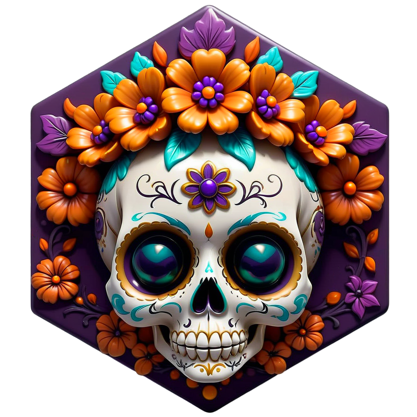 Day of the Dead Badge