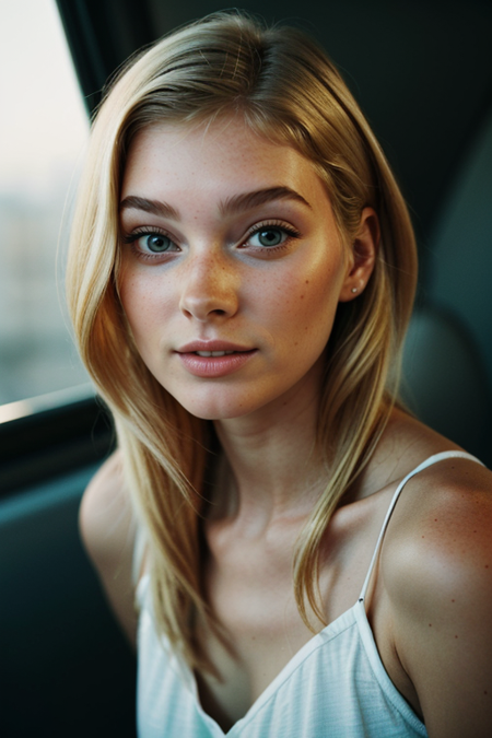 ElsaHosk, pov, woman kneeling, from above, facing camera, ((dress)), (Leica M6 Camera), 24mm, exposure blend, hdr, faded, extremely intricate, (high detail:1.1), sharp focus, dramatic, soft cinematic light, (looking at viewer), (detailed pupils), 4k textures, soft cinematic light, adobe lightroom, photolab, elegant, ((((cinematic look)))), soothing tones, insane details, hyperdetailed, low contrast