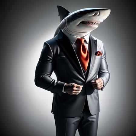 Boss Shark in a Grey Suit v1.0