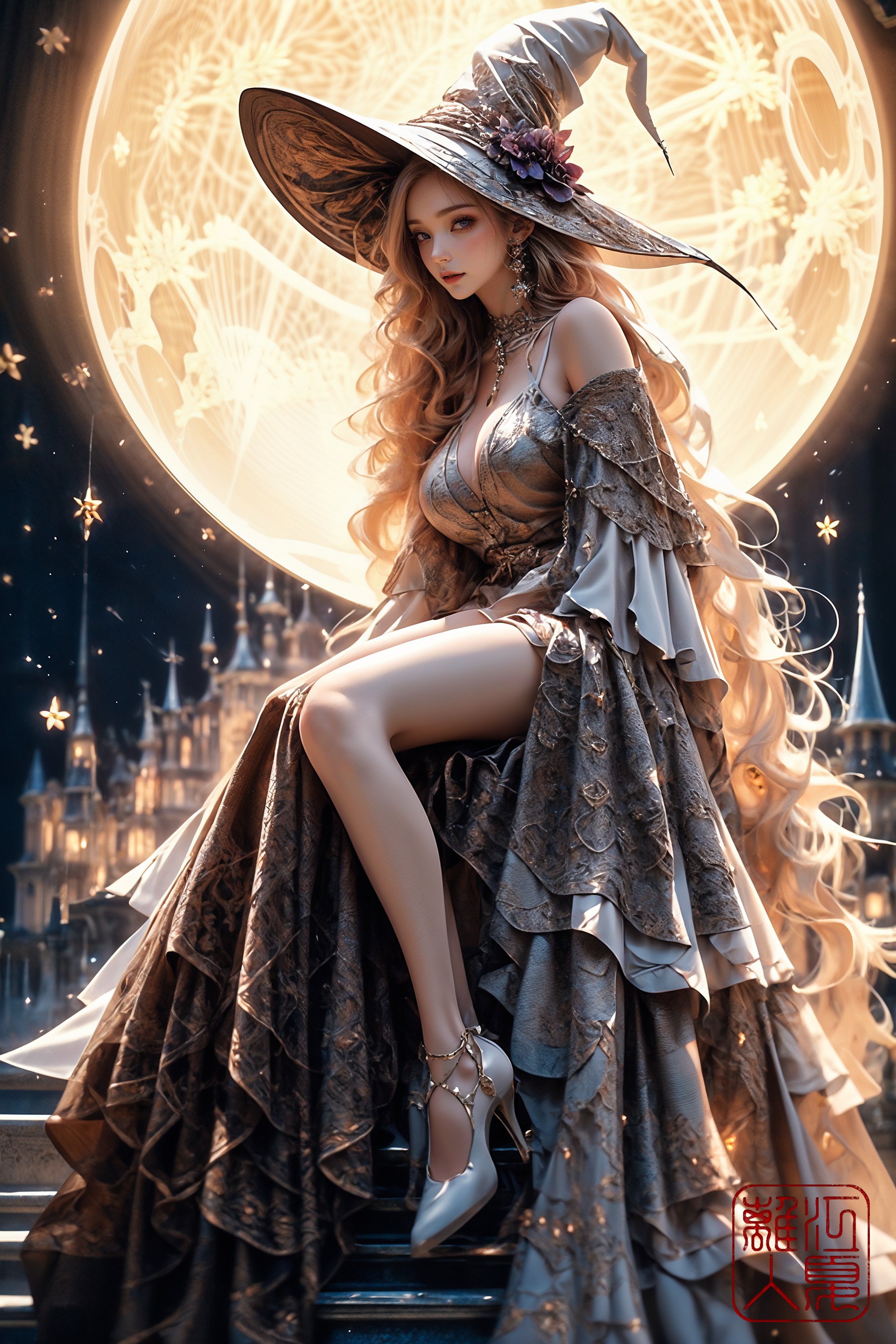 绪儿-月亮女巫 Moon witch image by stafferry