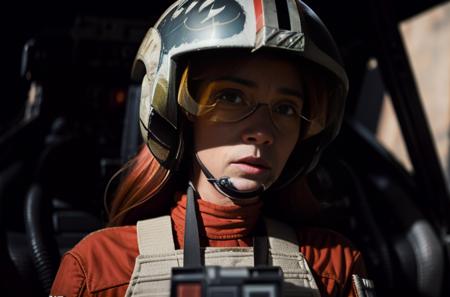 cockpit view,red haired woman,<lora:rebelpilotsuitv02:1> helmet on, googles on,(rebel pilot suit:0.7), ((en face)),photorealistic, photo, masterpiece, realistic, realism, photorealism, high contrast, photorealistic digital art trending on Artstation 8k HD high definition detailed realistic, detailed, skin texture, hyper detailed, realistic skin texture, armature, best quality, ultra high res, (photorealistic:1.4),, high resolution, detailed, raw photo, sharp re, by lee jeffries nikon d850 film stock photograph 4 kodak portra 400 camera f1.6 lens rich colors hyper realistic lifelike texture dramatic lighting unrealengine trending on artstation cinestill 800,