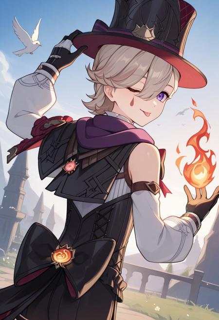 Lyney - Genshin Impact (Commission) - Pony + Illustrious Illustrious - 1.0