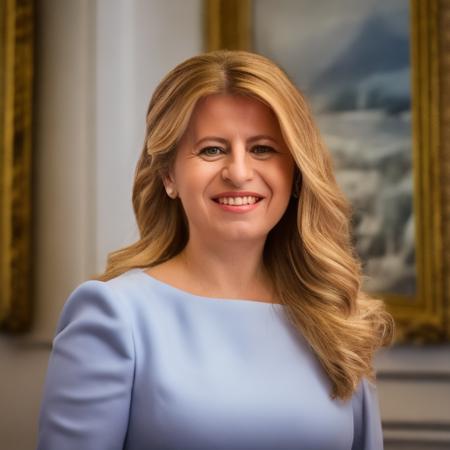 <lora:ZuzanaCaputova:1>, photorealistic, high quality, high resolution, 4k, photo of  45-year-old (zuzanacaputova) standing in historical room, happy, smile, (slovakia flag), (wearing formal dress), huge breasts, blonde hair, pretty