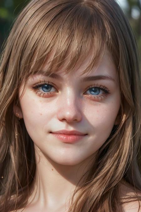 face portrait of Mariya_Svanhild, slightly smiling, (blush:0.5), [[detailed skin texture]], (goosebumps:0.5), subsurface scattering, realistic eyes, sparkling eyes, 
(masterpiece, best quality, high quality:1.2), highres, high detail, HDR, 8k, sharp focus, realistic, photorealistic, 
<lora:Mariya_Svanhildv1.1:0.9>