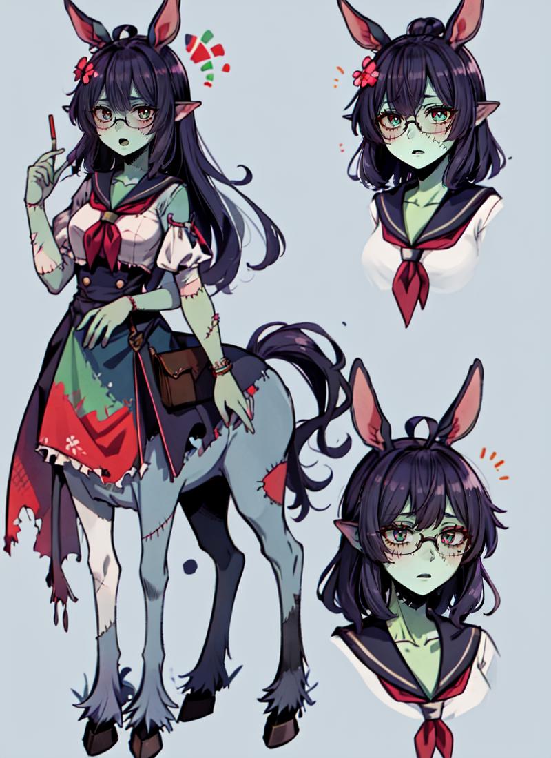 Character Design Sheet (Helper) (3-perspectives) -COMISSIONS OPENS!!- by YeiyeiArt  image by worgensnack