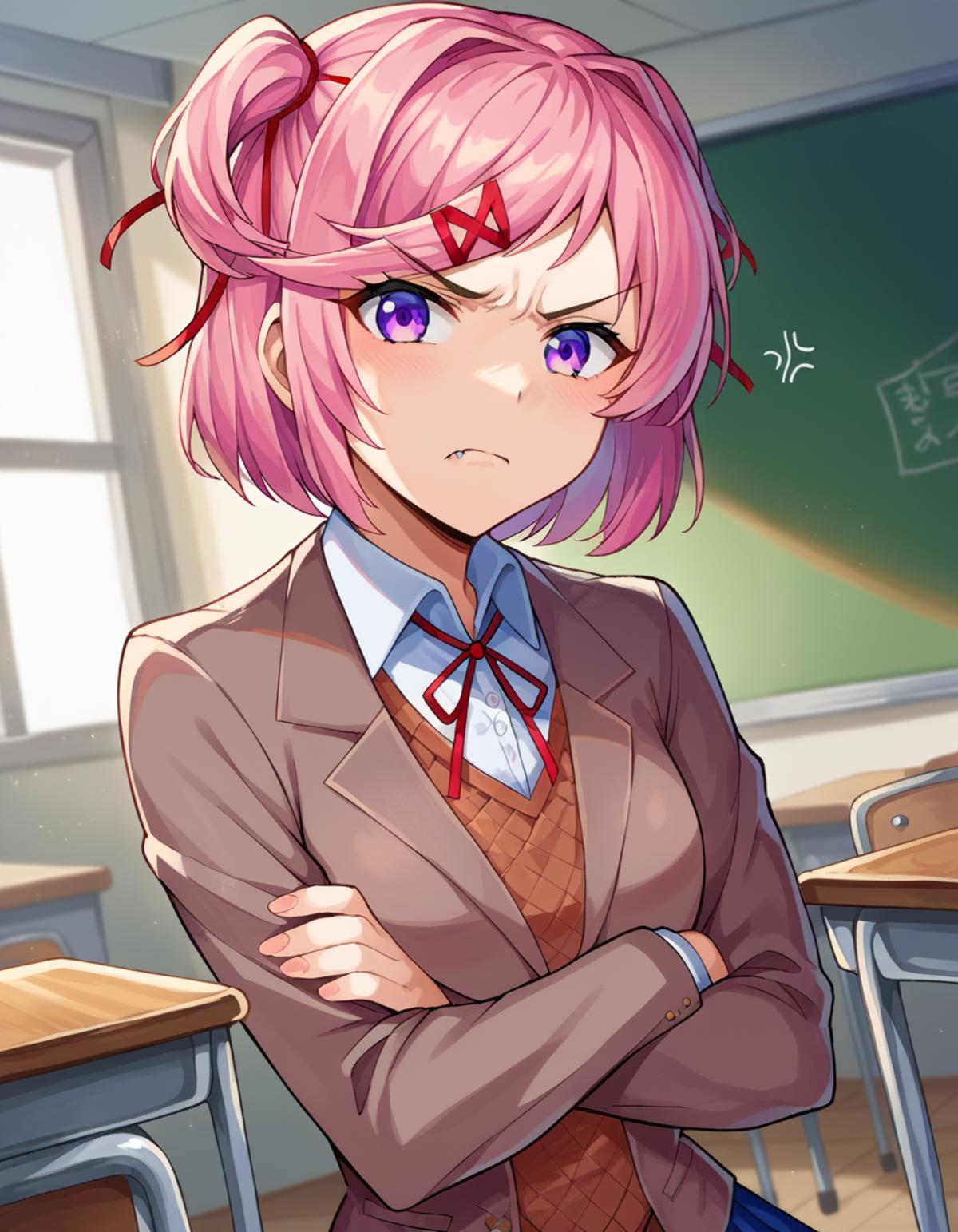 Natsuki - Doki Doki Literature Club - booru | Stable Diffusion LoRA |  Civitai