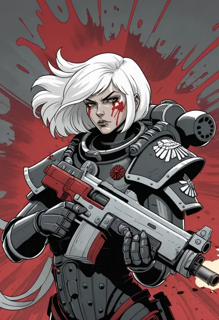 Sisters of Battle: Warhammer 40K (SDXL)