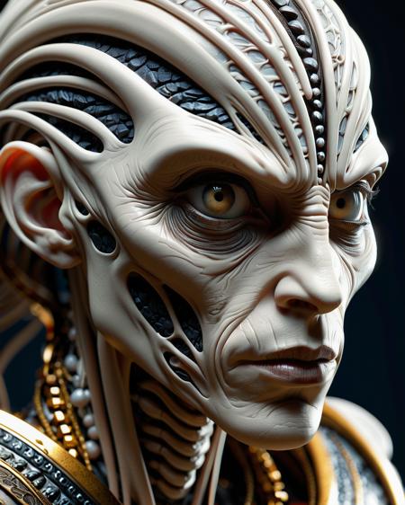 ((((masterpiece)), photographic)), professional detailed portrait, ultra high detail, sharp, insanely detailed, 



alien portrait, high fantasy, pale whites, grays, marble texture, soft diffused lighting, elongated face, pronounced cheekbones, slender nose, narrow eyes, intricate skin texture, natural armor, draped garment, bead-like structures, solemnity, alien grace, ancient wisdom, Guillermo del Toro style, naturalistic alien form, absurdres, incredibly-absurdres, high-sharp, ultra-highres, Sharp, 4K,





<lora:xl_more_art-full_v1:0.3>, 
<lora:AetherPunkAIv2:0.5>, aetherpunkai,
<lora:WowifierXL-V2:0.7>, 
<lora:orangeblack:1.0>, 
<lora:ReaLora:0.7>, 
<lora:RMSDXL_Enhance:3>, 
<lora:RMSDXL_Photo:0.8>, 
<lora:psychedelicai-SDXL-V2-000008:1>, 
<lora:EnvyBetterHiresFixXL01:0:hr=1>,  
<lora:add-detail-xl:0.8>, 
<lora:DetailedEyes_V3:1.2>, 
<lora:PerfectEyesXL:1.0>,
<lora:mjv6:0.8>,





