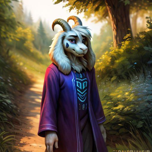 Asriel Dreemurr (god form) image by r545n