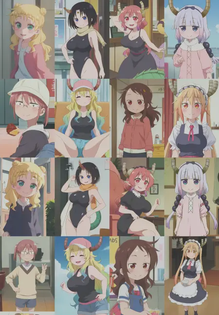 Miss Kobayashi’s Dragon Maid - Characterpack