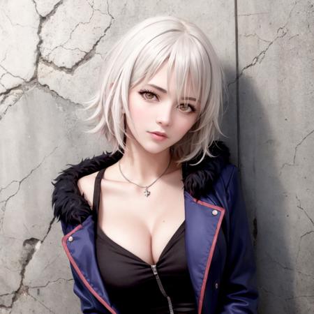 <lora:jalter_v3.3:0.65>,jalter,1girl,(shinj_ver),short_hair,(photorealistic1.4),photography,face focus, extremely detailed eyes, extremely detailed hair,extremely detailed skin,(leaning|against a wall|in a city|),(ulzzang-6500-v1.1:0.4)masterpiece, best quality, beautiful lighting, facing viewer,8k uhd,raw photo,