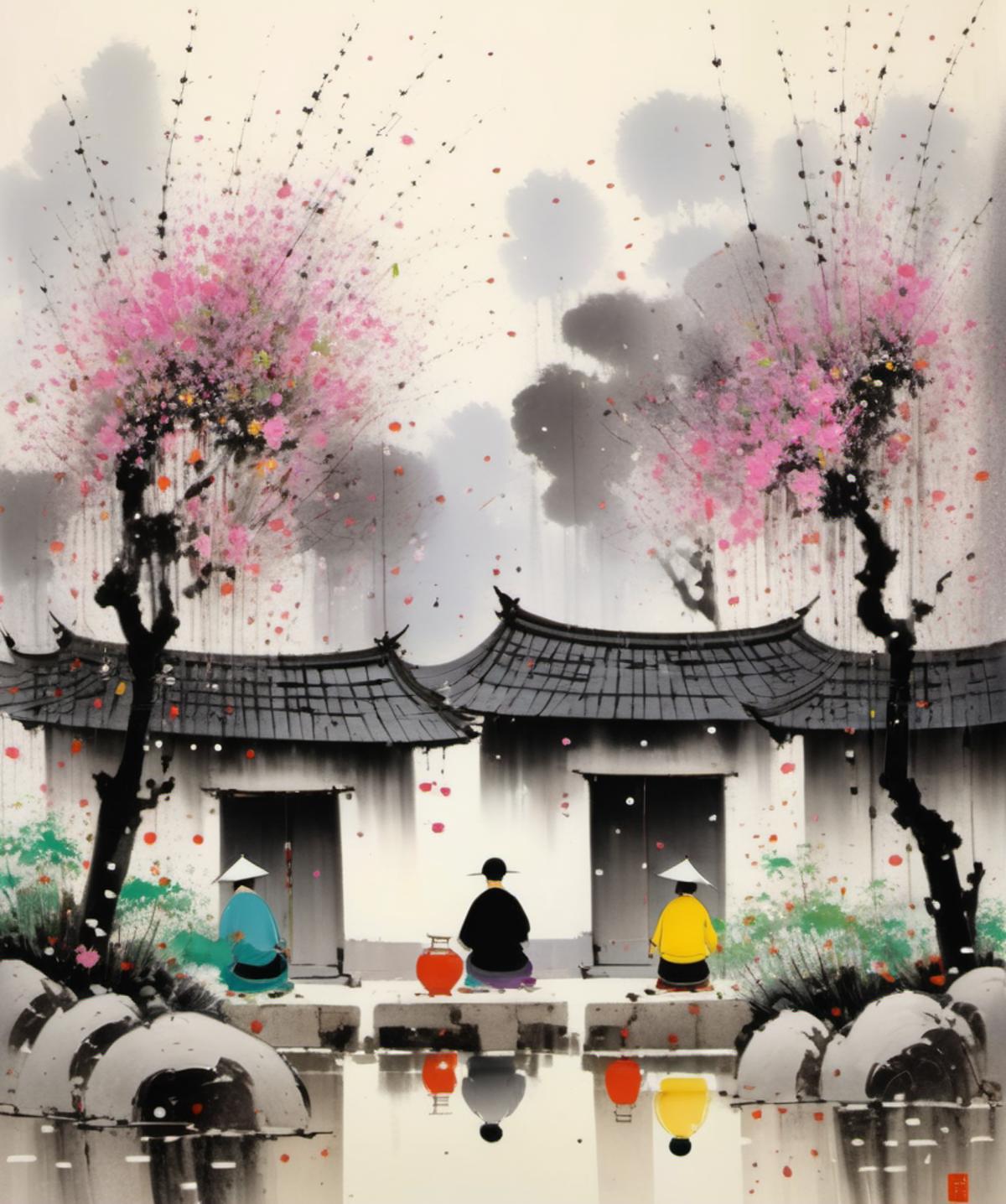 Wu Guanzhong Style image by Dokitai