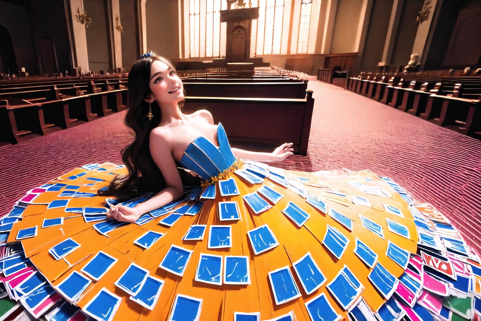 Uno Gowns | Playing Cards Gowns | a Meme Dress image by wrench1815