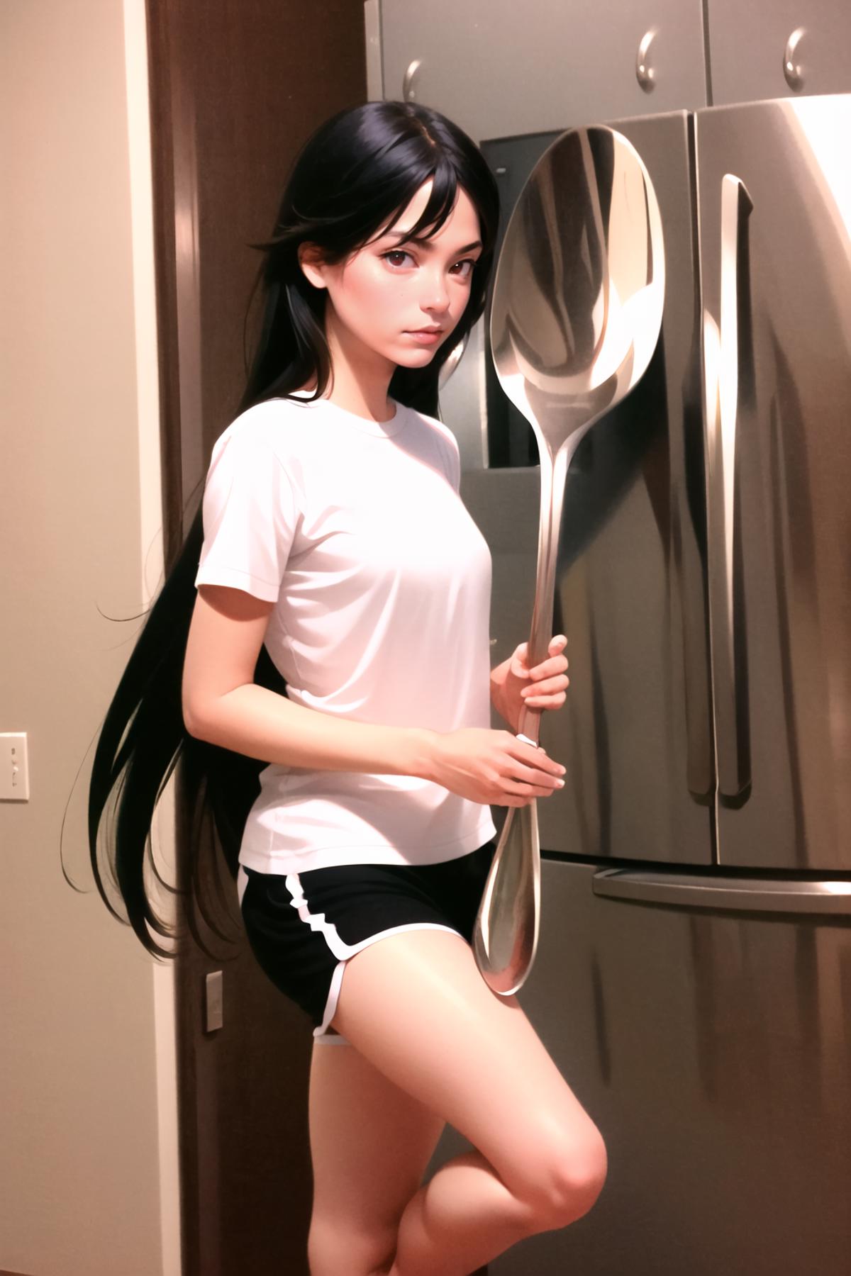 Comically Large Spoon | Concept LoRA image by FallenIncursio
