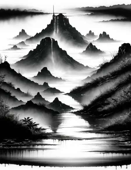 DonM - Washed-out Ink [SD1.5,SDXL,Pony]