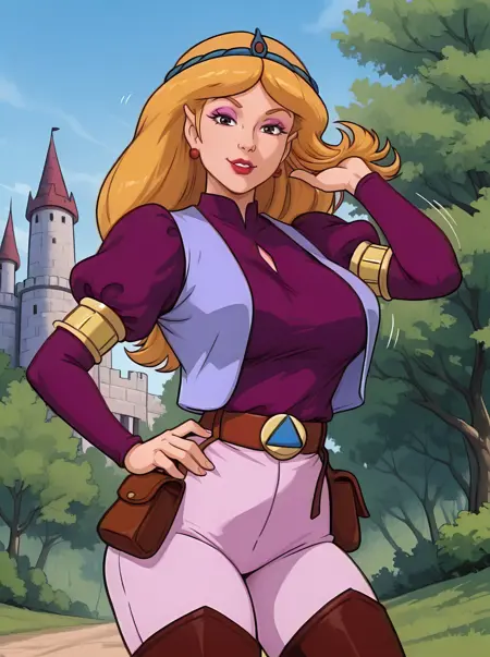 Zelda - 8 Attires - 1989 Cartoon Series/Captain N - [Pony/Illustrious]