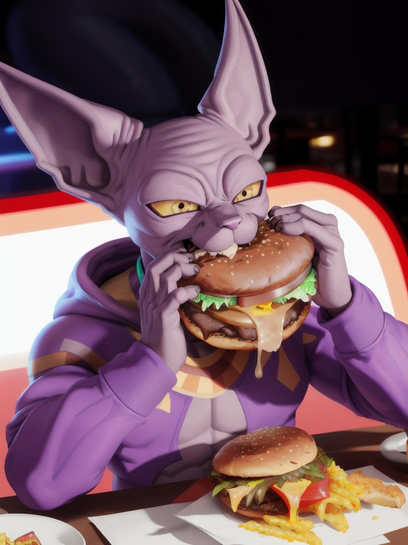 Huge Two-Handed Burger LoRA image by Kotarou