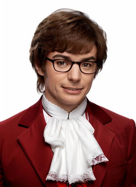 ap1  , headshot, man, solo, man wearing red suit  hornrimmed glasses, full body, full body shot, white background, no background, PNG, natural lighting, no shadows, ultra detailed, hyperrealistic, 80mm, 4k, 8k, 8k realistic, sharp focus, intricate, high resolution <lora:AustinPowers:.85>