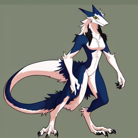 a full body a sergal,