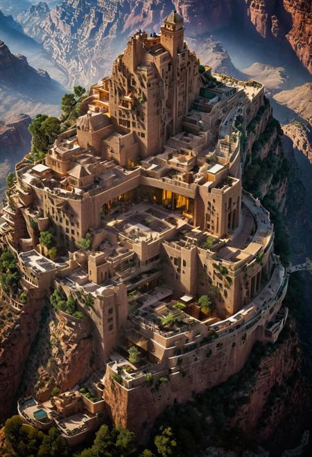 (The colonial city of the future, in the mist-filled Grand Canyon, on an unknown Earth-like planet, 2 moon on sky, Spaceship flight connects colonies, waterfulls:1.3), (Machu Picchu, a mountain settlement, incredibly spectacular:1.2), (Mario Botta:1.3), (avant-garde, future, reality, science fiction, photorealistic), (modern architecture:1.2), 
(Large Files, Ultra Realistic, 8K, 16k, FHD, HD, VFX, Perfect, Photography, composition, Architecture Sales Photography, Architecture Competition, Ultra High Resolution, Cinematography, High Resolution Image:1.1), (dramatic lighting, direct sunlight, ray tracing, clear shadow:1.2),  (real landscape:1.1), (blurred background:1.0), (urban background, more_details) ,
ac_neg1, great lighting, clear, hillscastel, extrusionbuilding, vertical
