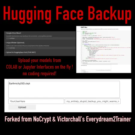 HuggingFace Backup (Jupyter, Python & Colab) - v1.0