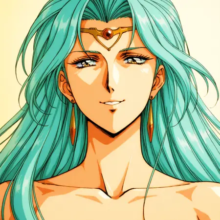 光之女神露西莉丝(梦幻模拟战)(漆原画风)Lushiris from Langrisser ルシリス Satoshi Urushihara style