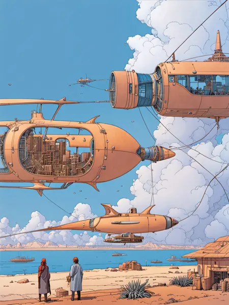 Moebius SDXL (Jean Giraud)