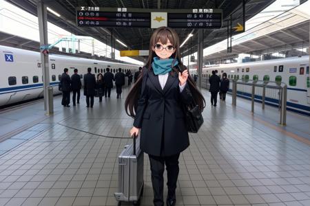 shinosaka, train station, scenery, real world location,