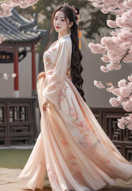 (masterpiece, high quality, highres,illustration),pureerosface_v1,Chinese style,
spring \(season\),(no light:1.1),elegance,chinese,wuxia,fantasy,
(1girl:1.1),(very long hair:1.1),(blush:0.7),
outline,(see-through:0.85),shining,Movie poster,(colorful:1.1),hanfu,full body
<lora:Elixir:0.5>  <lora:Chinese style_20230608163116:0.8>  <lora:new_weijin:0.2>