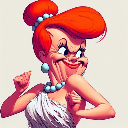 Wilma Flintstone memes (sdxl, epoch 7)