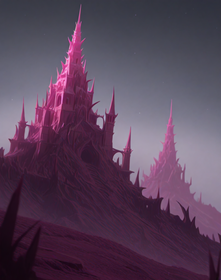 Slaanesh Architecture (Buildings) (Pony) (AD) v1.0