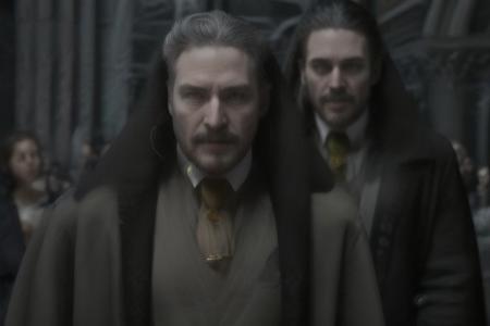 hannemanFE, hannemanFE, long nails, black suitcoat, necktie, red shoulder robe, beard, mustache, monocle, b0dybuilder_eb , vmpr, fangs, vampire, closer distance, closer distance face, closer distance head, his Closer distance pressing against me, looking at viewers, his face distance pressing against me, hd, high quality, realistic, 8k Resolution
