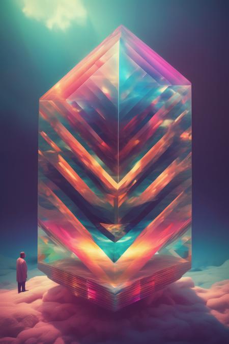 <lora:Beeple (Mike Winkelmann) Style:1>Beeple (Mike Winkelmann) Style - the imaginary speed of thought fantasy in prism with prismatic reflected light in the style of beeple