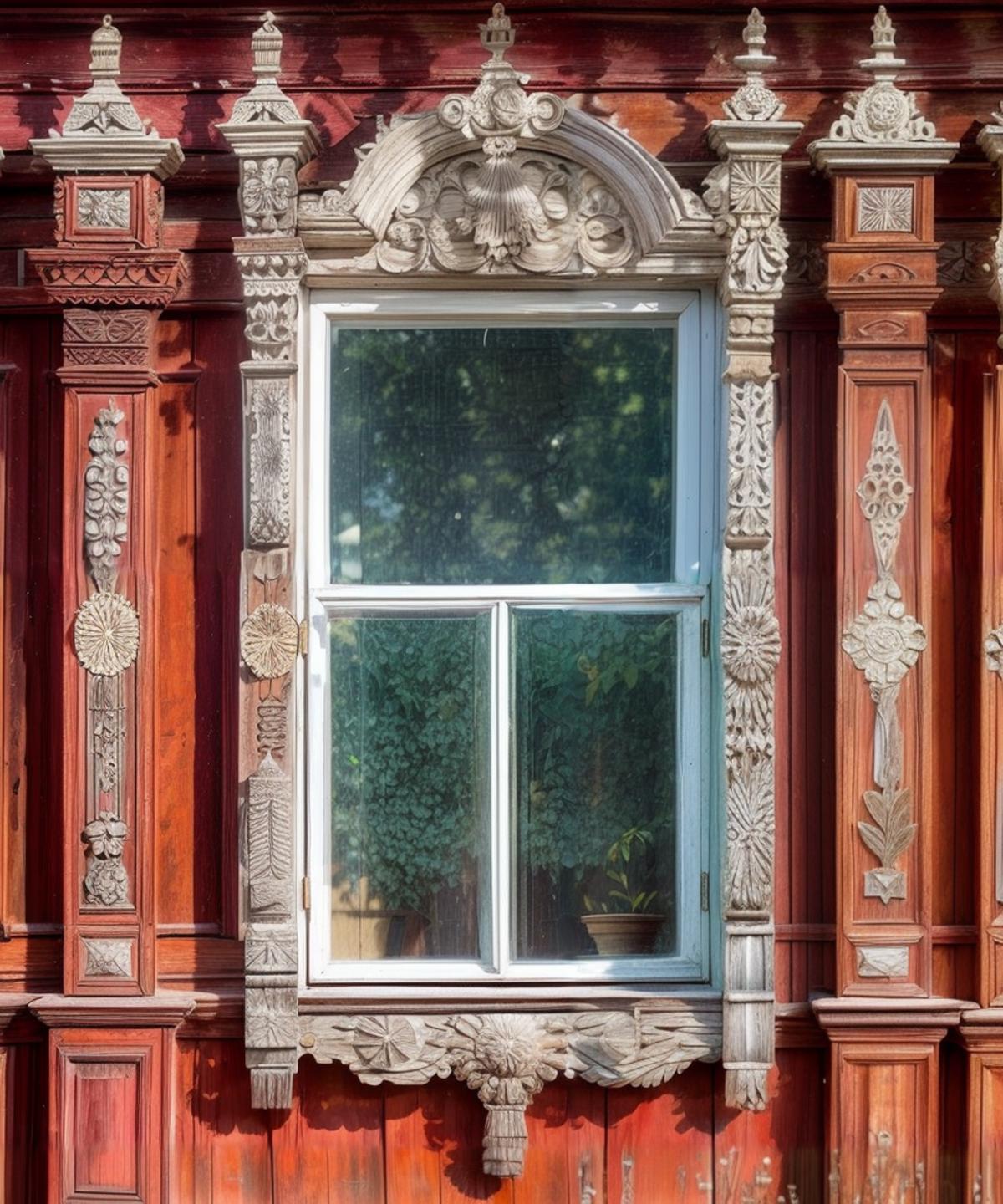 Russian ornate woodwork, Window Frames, Nalichniki image by peeledkot