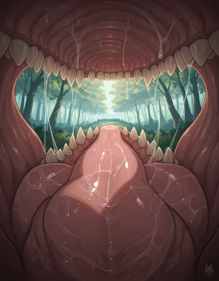 Vore | Reverse mouth shot