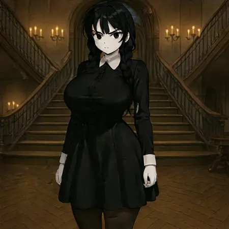 mature Wednesday addams