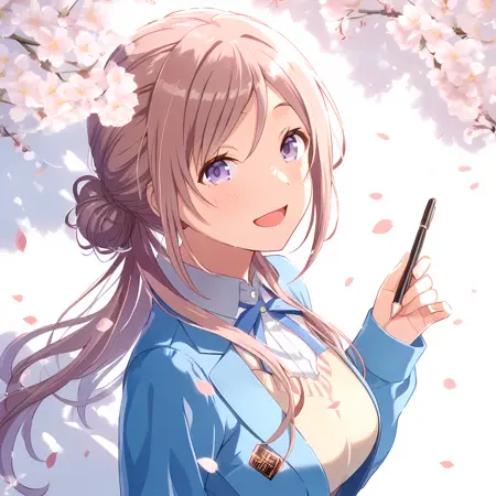 Himesaki Rinami / 姫崎莉波 - Gakuen Idolm@ster / 学園アイドルマスター Animagine XL 3.1+IllustriousXL