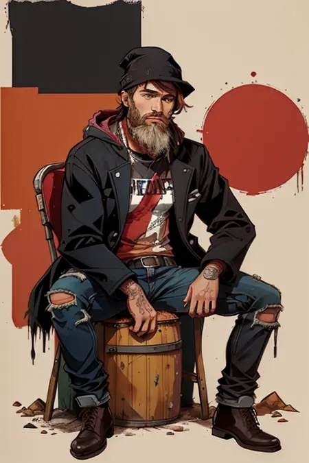Lord AK Mixed Media Style