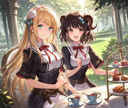 Elluvia & Kira / エルヴィーラ と キーラ( Shadowverse , Rage of bahamut  / シャドウバース、神撃のバハムート) ( IL )