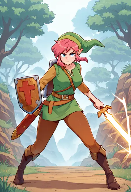 Link: Shounen Captain | Pink Link [Illustrious]