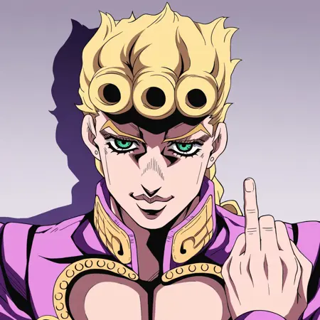 Giorno Giovanna (JoJo) and his stand Golden Wind