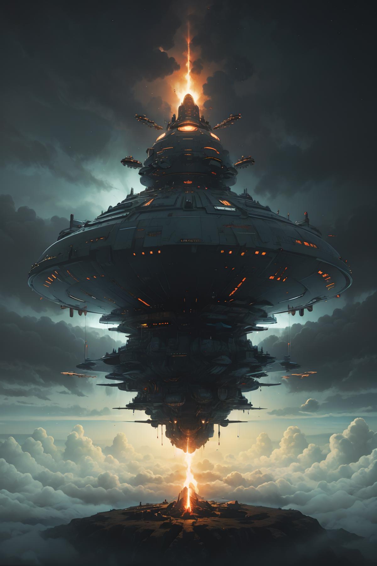  巨大飞空艇  Giant airship image by aistha