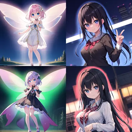 Character luminescence / キャラクター発光 (12 LoRA pack)