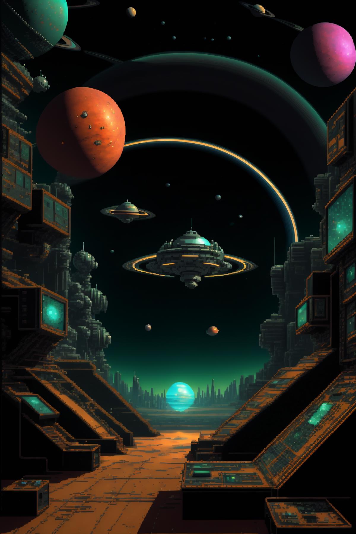 Sci-fi Pixels image by Ciro_Negrogni