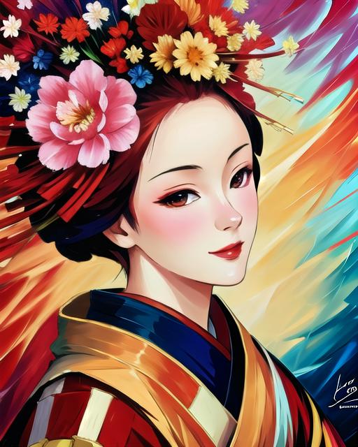 Oiran Traditional Fashion image by KimiKoro