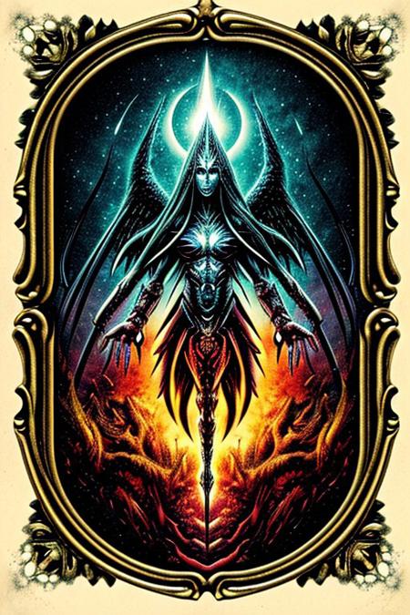 1, mystic, object, evil magic, blood,